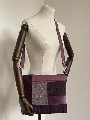 "Flickenwerk IV/6" - AUBERGINE-PFLAUME